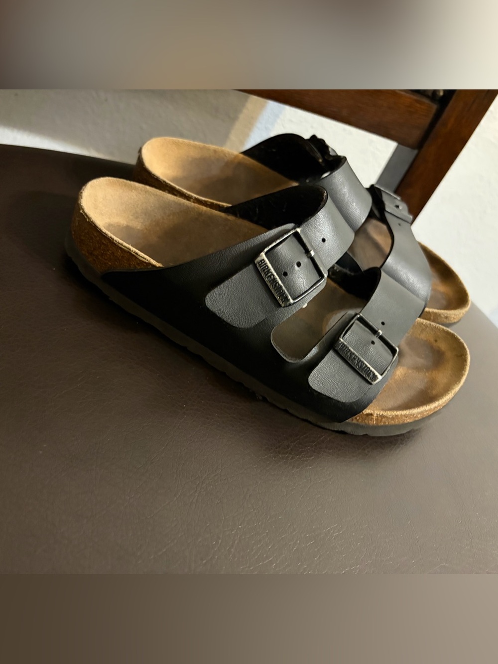 Birkenstock Arizona Two-Strap Sandals in Black
